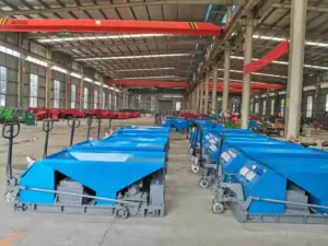 Photos of a custom-made prefabricated machinery unit being loaded at the factory.